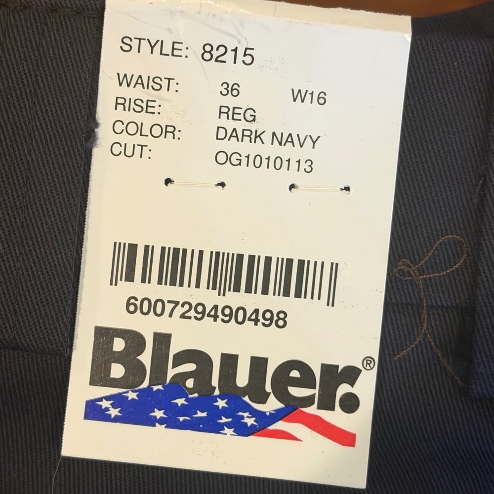 NWT Blauer 8215 6-Pocket 100% Cotton Tactical Cargo Station Pants Dark Navy 36 - Picture 4 of 5